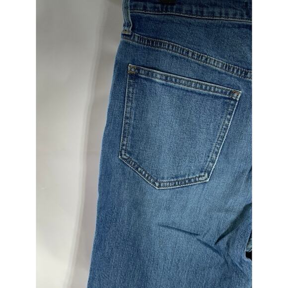 MADEWELL Women's Blue Five-Pocket The Perfect Vintage High-Rise Crop Jean SZ 27 - Picture 4 of 10